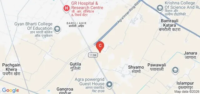 Shri Bhagwan Singh Girls College of Education And Technology, Agra Map
