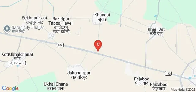 Netaji Subhash College of Education, Jhajjar Map