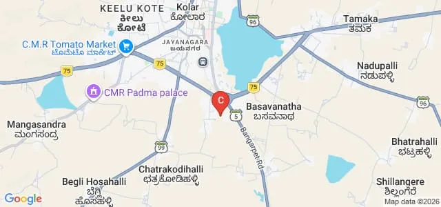 Basavashree Institute of Education, Kolar Map