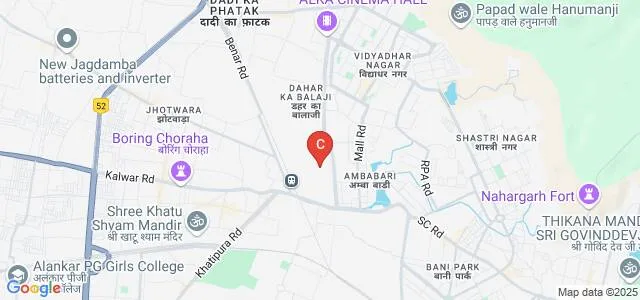 Shri Bhawani Niketan PG Boys College, Jaipur Map