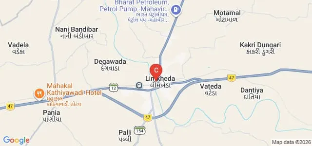 B Ed College, Singvad Map