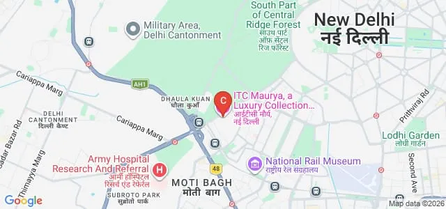 CII Institute of Hospitality - ITC Maurya, Delhi Map