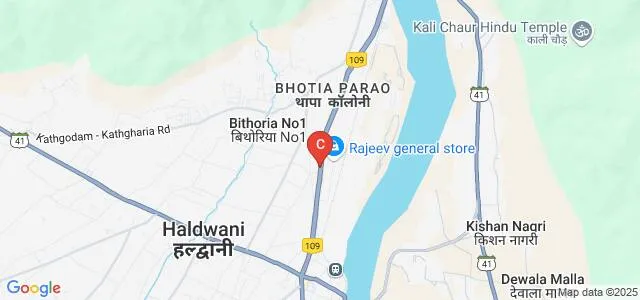 Motiram Baburam Government Post Graduate College, Haldwani Map
