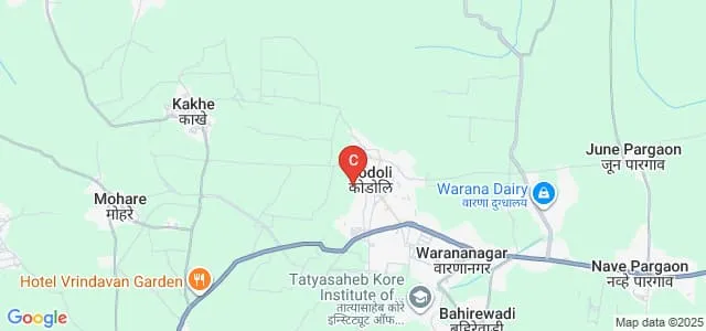 Arts, Commerce and Science Mahavidyalaya, Asurle-Porle Map
