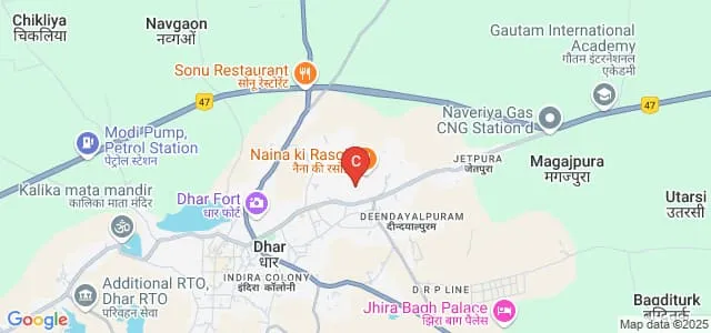 IGM Homoeopathic Medical College, Hospital and Research Center, Dhar Map
