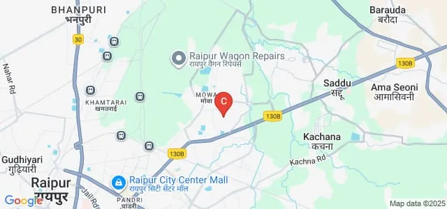 Shri Balaji Institute of Nursing, Raipur Map