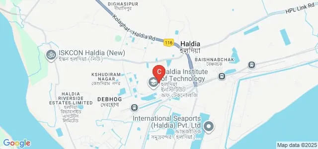 Global Institute of Science and Technology, Haldia Map