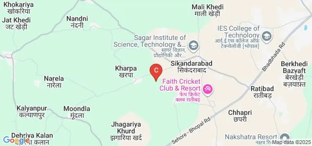 Akhil Bharti College of Pharmacy, Bhopal Map