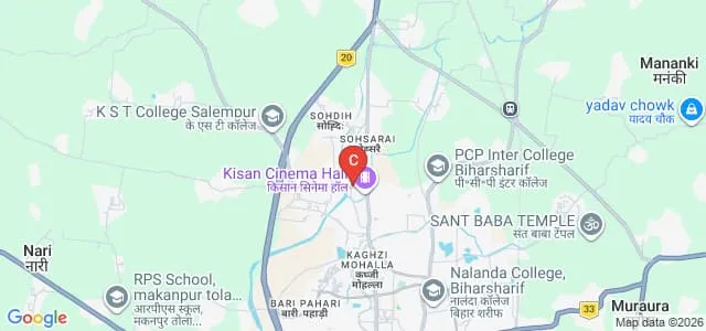 Kisan College, Sohsarai Map
