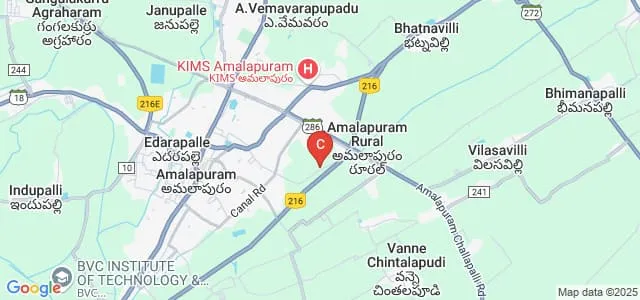 Vidyanidhi Degree College, Amalapuram Map