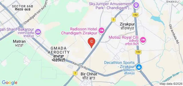Dashmesh Khalsa College, Zirakpur Map