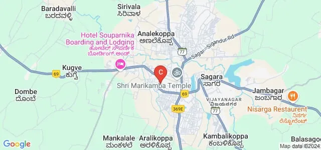 Government First Grade College, Sagara Map