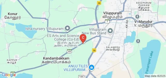 ES Arts and Science College Co Education, Villupuram Map