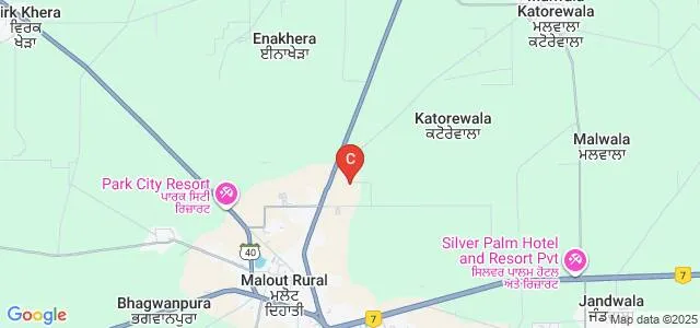 Malout Institute of Pharmacy, Malout Map