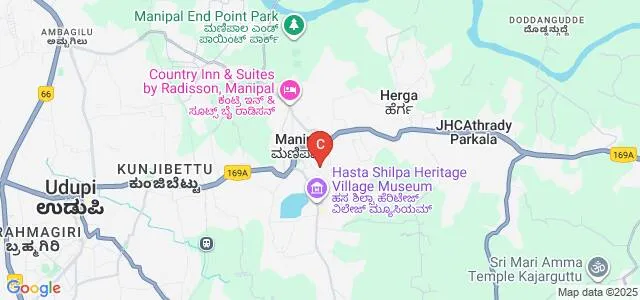 Manipal Institute of Communication, Manipal Map