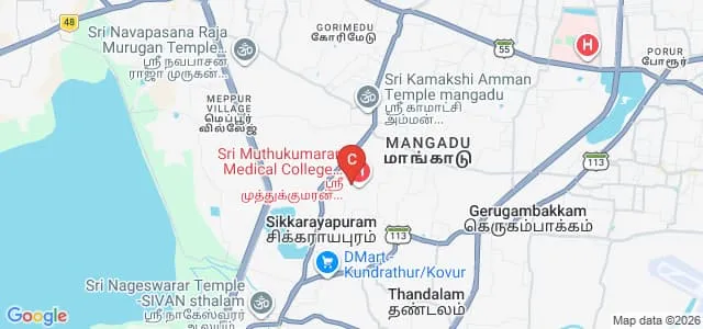 Sri Muthukumaran Institute of Technology, Chennai Map