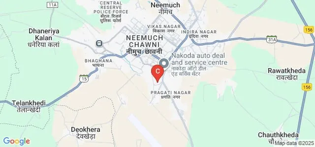 Gyan Mandir Law College, Neemuch Map