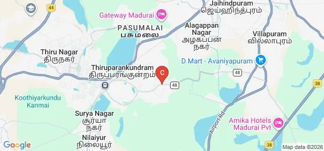 Thiagarajar College of Engineering, Madurai Map