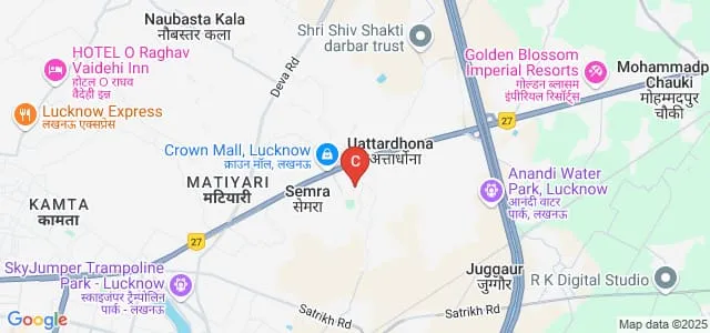 Babu Banarasi Das Northern India Institute of Technology, Lucknow Map