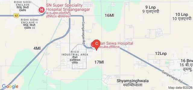 Sri Ganganagar Institute of Pharmaceutical Sciences, Sri Ganganagar Map