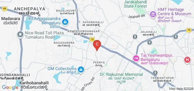 AIMS Institutes, Bangalore Map