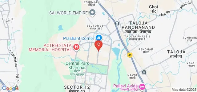 SVKM's NMIMS School of Business Management, Navi Mumbai Map