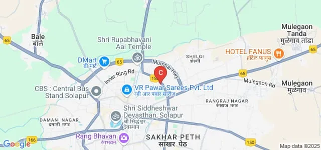 DAV Velankar College of Commerce, Solapur Map