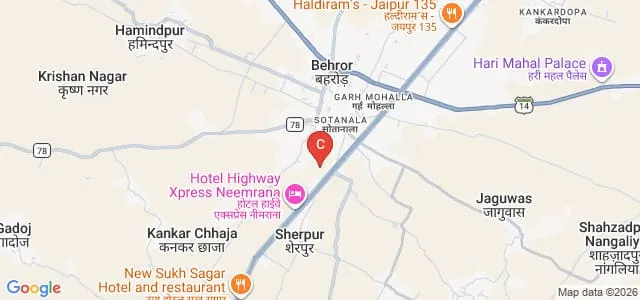 Rao Umrao Singh TT College, Behror Map