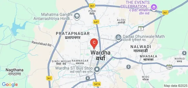 Lok Mahavidyalaya, Wardha Map