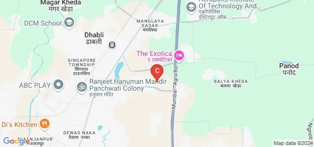 Central India institute of Technology, Indore Map