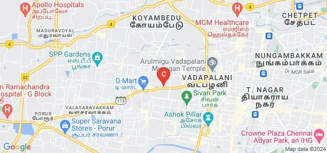 Amrita Institute of Computer Technology, Chennai Map