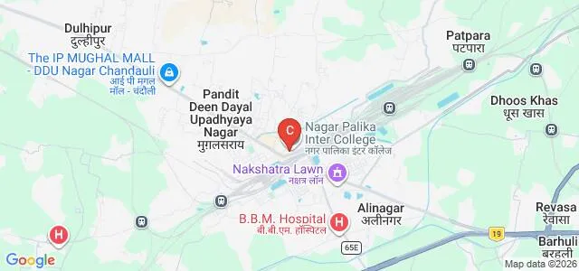 Lal Bahadur Shastri PG College, Chandauli Map