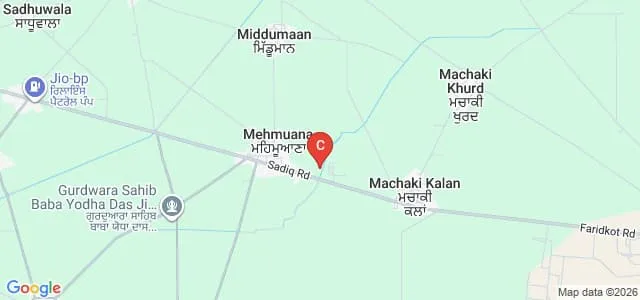 Malwa Polytechnic College, Faridkot Map