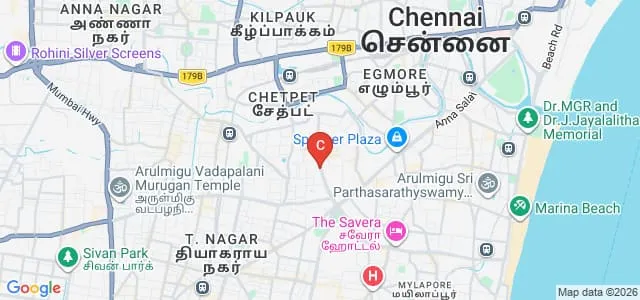 MOP Vaishnav College for Women, Chennai Map