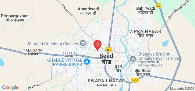 Tulsi College of Computer Science and Information Technology, Beed Map