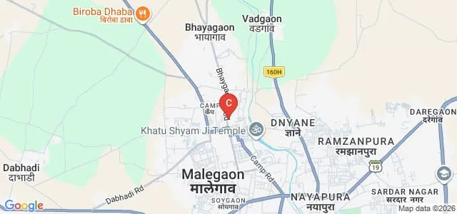Mahatma Gandhi Vidyamandir's College of Education, Malegaon Map