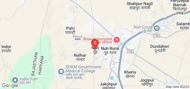 Deep Institute of Engineering and Technology and Group Institutions, Mewat Map