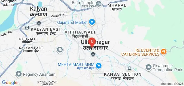 Hashmatrai and Gangaram Himathmal Mansukhani Institute of Management, Ulhasnagar Map