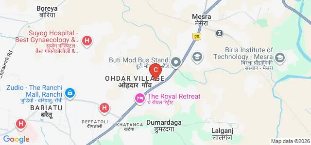 Suryamukhi Dinesh Ayurved Medical College and Hospital, Ranchi Map