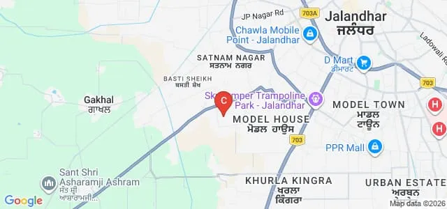 Paradise College of Education, Jalandhar Map