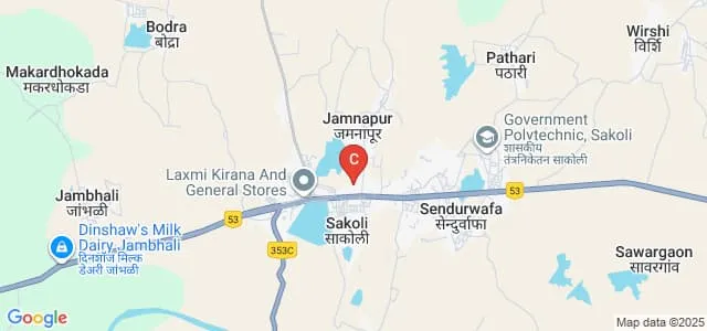 Shamrao Bapu Kapgate Arts College, Sakoli Map