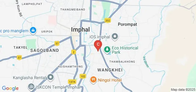 The Maharaja Bodhachandra College, Imphal Map