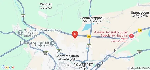 Nova Institute of Technology, Eluru Map