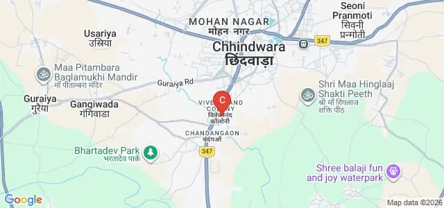 Danielson Degree College, Chhindwara Map