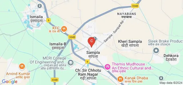 Shri Balaji Institute of Engineering and Technology, Rohtak Map
