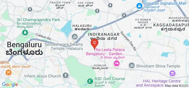 ESIC College of Nursing, Indira Nagar, Bangalore Map