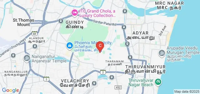 Department of Management Studies, Indian Institute of Technology, Madras Map
