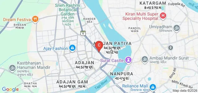 Shree VM Sakariya Mahila Arts College, Botad Map