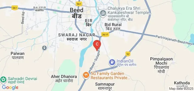 Yashwantrao Chavan Institute of Polytechnic, Beed Map