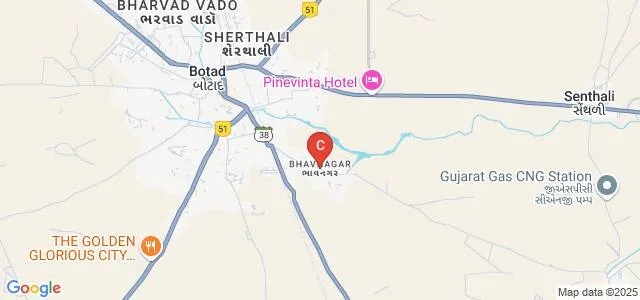 Shree Adarsh B Sc College, Botad Map